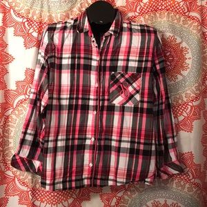Victoria’s Secret M Plaid Pajama Top